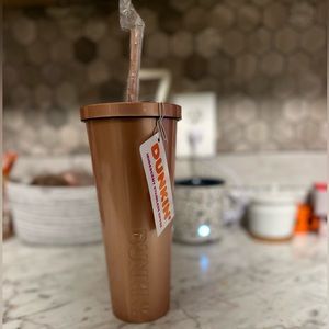 Dunkin’ Donuts Stainless Steel Tumbler Iridescent glitter  (Fall 2023)
